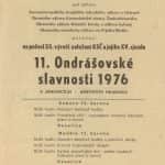 Program 11. ročníku Ondrášovských slavností